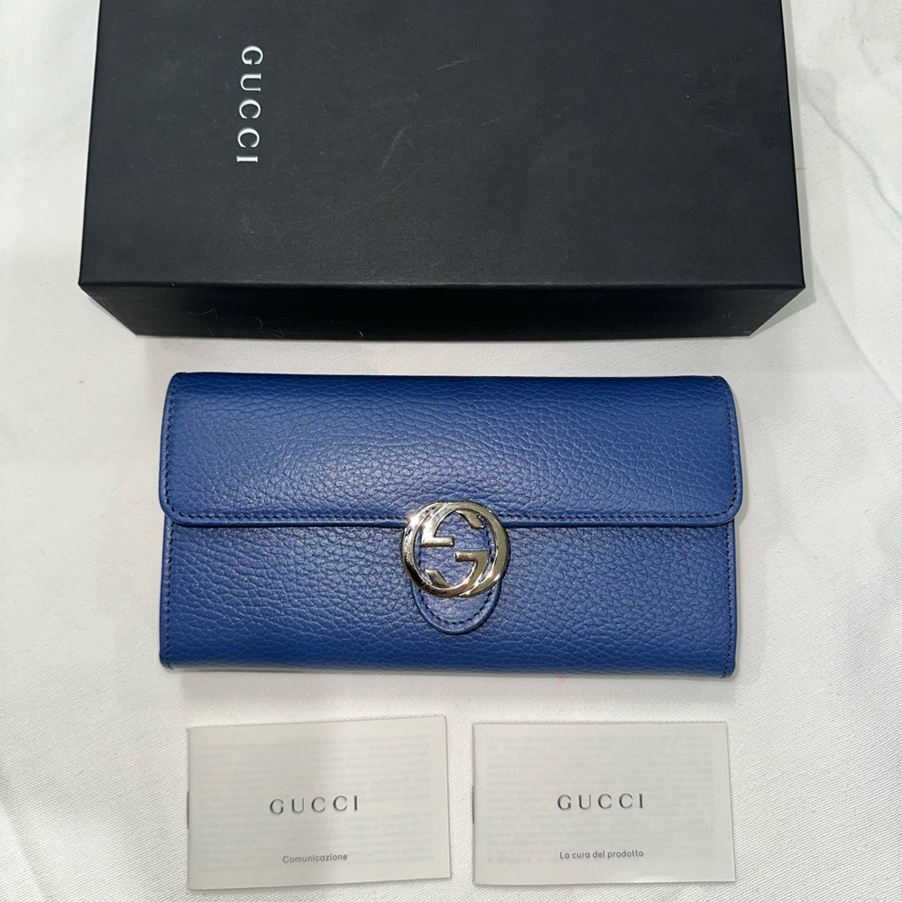 GUCCI 510314 GG INTERLOCKING WALLET BRAND NEW NEVER USED